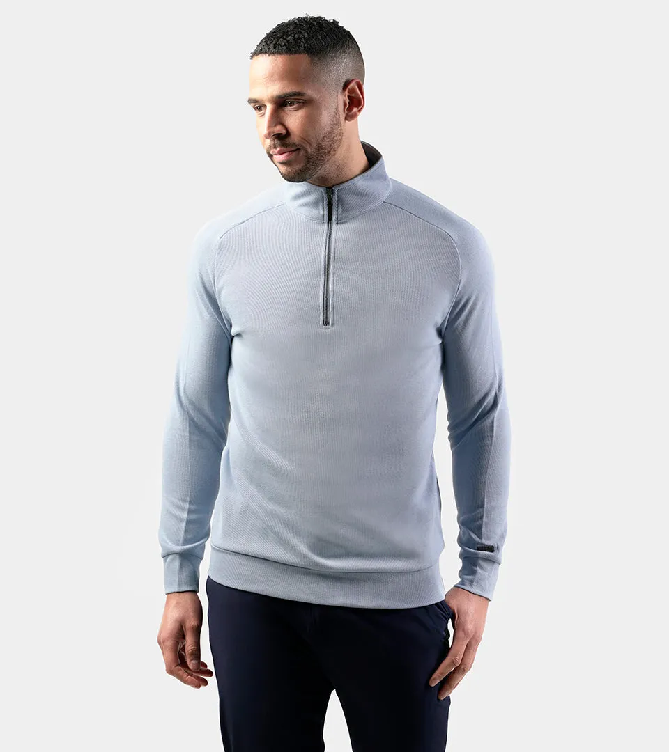 PLAYERS KNITTED MIDLAYER - BLUE