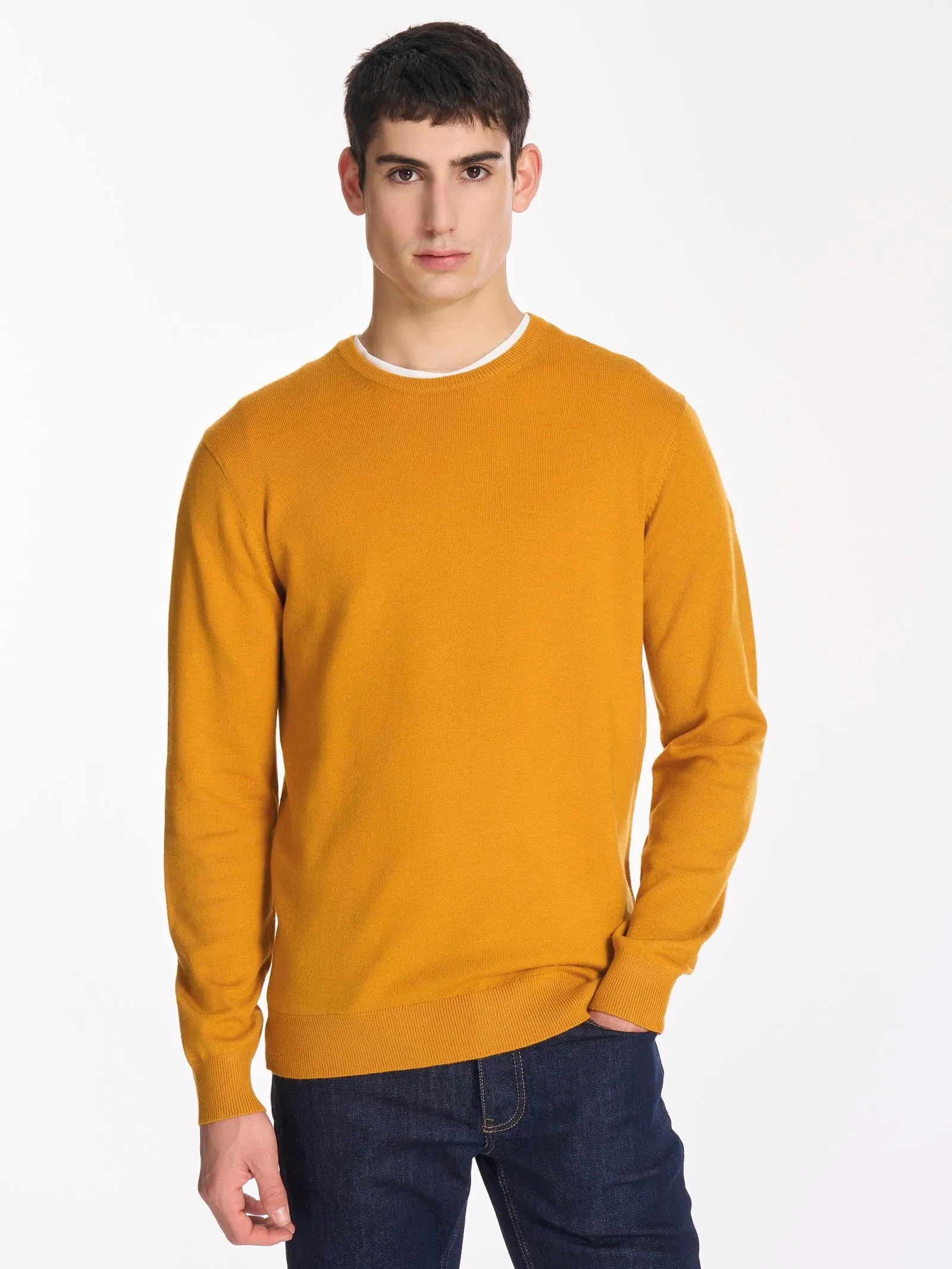 Pull girocollo in filato Sport Wool - Java