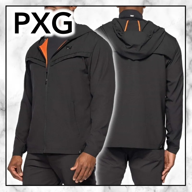 PXG  |Long Sleeves Plain Logo Hoodies