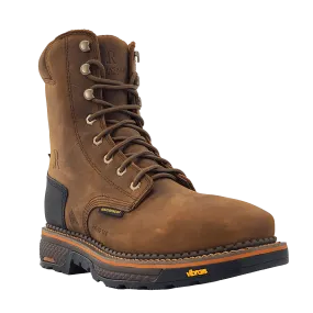 R. Watson Men's 8 Peanut Cowhide Waterproof Work Boots