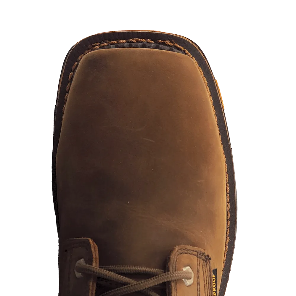 R. Watson Men's 8 Peanut Cowhide Waterproof Work Boots