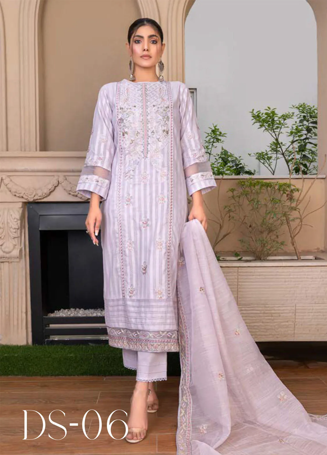 Rashq-E-Qamar By Noorjahan Eid Embroidered Lawn Dupatta 3 Piece Unstitched Suit NJ24RQEEL D-06