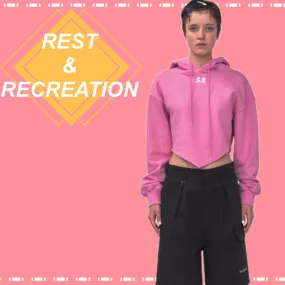 Rest & Recreation  |Long Sleeves Plain Cotton Logo Hoodies & Sweatshirts