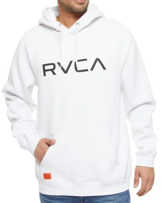 RVCA  |Long Sleeves Plain Logo Hoodies