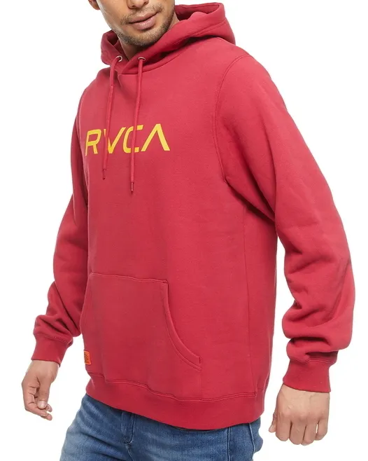 RVCA  |Long Sleeves Plain Logo Hoodies