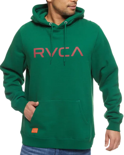 RVCA  |Long Sleeves Plain Logo Hoodies