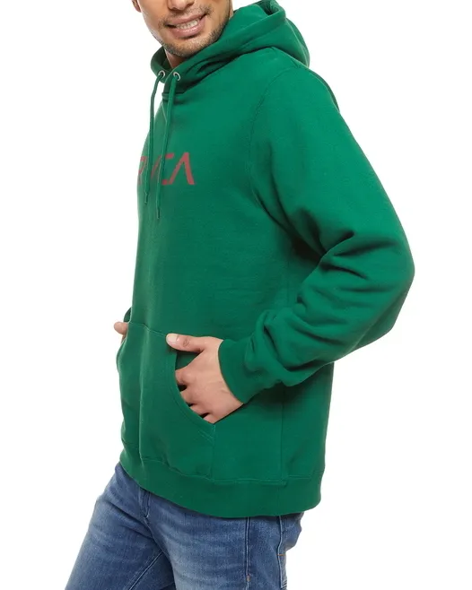 RVCA  |Long Sleeves Plain Logo Hoodies