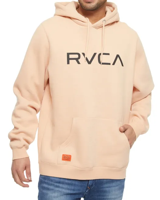 RVCA  |Long Sleeves Plain Logo Hoodies