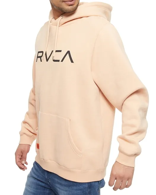 RVCA  |Long Sleeves Plain Logo Hoodies