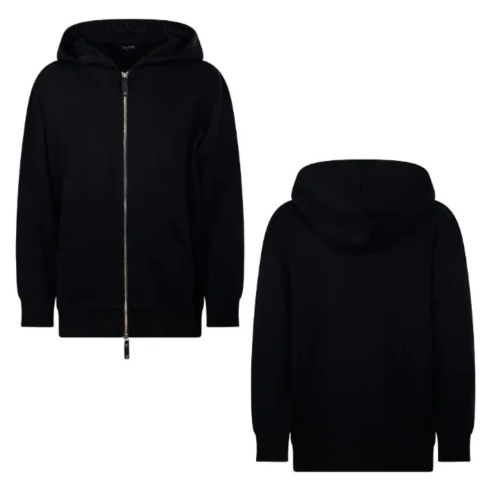 S Max Mara  |Long Sleeves Plain Cotton Hoodies & Sweatshirts