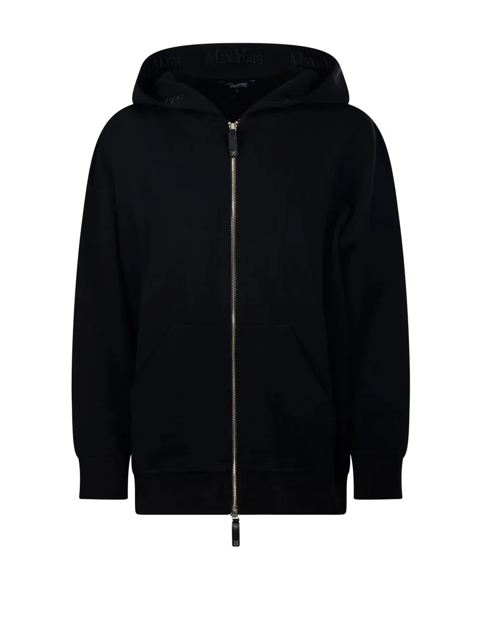 S Max Mara  |Long Sleeves Plain Cotton Hoodies & Sweatshirts