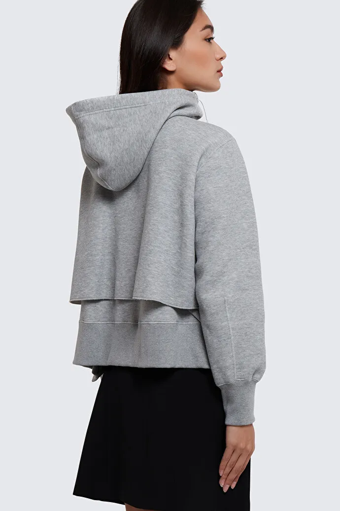 sacai  |Long Sleeves Plain Cotton Hoodies & Sweatshirts