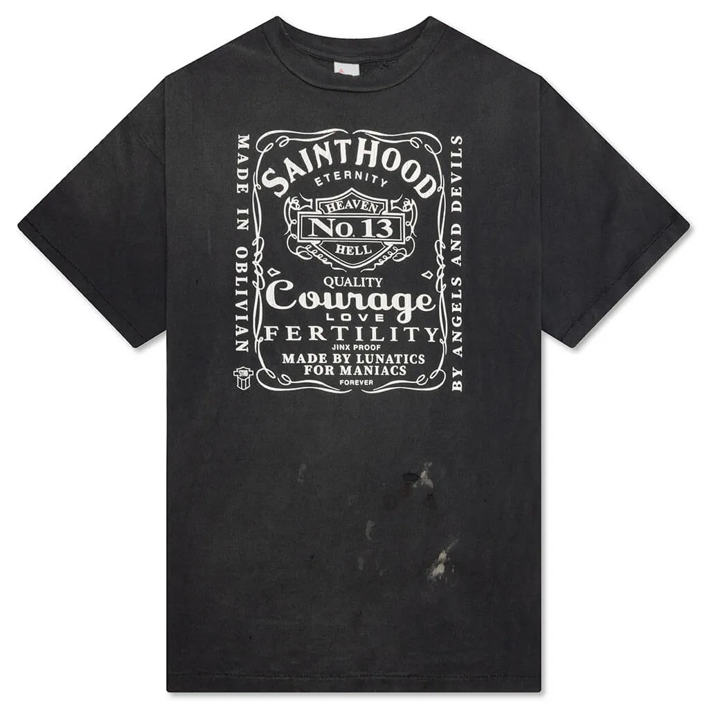 Saint Michael x Neighborhood Skull Bike Tee - Black