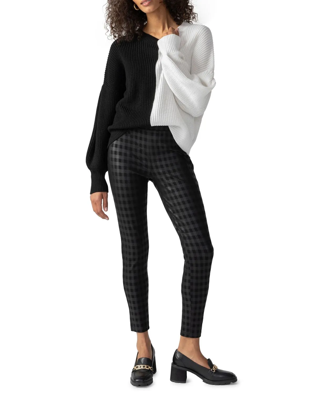 Sanctuary Runway Legging Plaid Prints