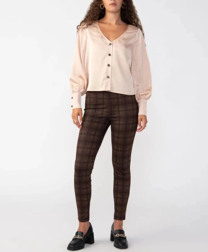 Sanctuary Runway Legging Plaid Prints