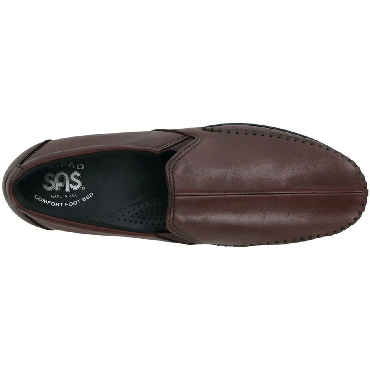 SAS DREAM Slip On Loafers Wine 