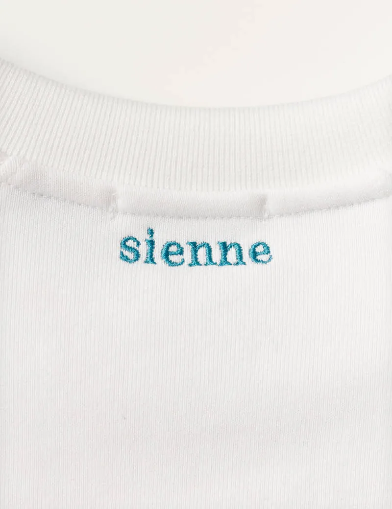 Sienne  |Long Sleeves Cotton Logo Hoodies & Sweatshirts