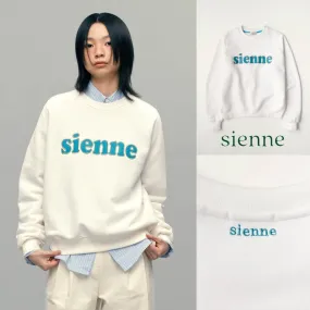 Sienne  |Long Sleeves Cotton Logo Hoodies & Sweatshirts