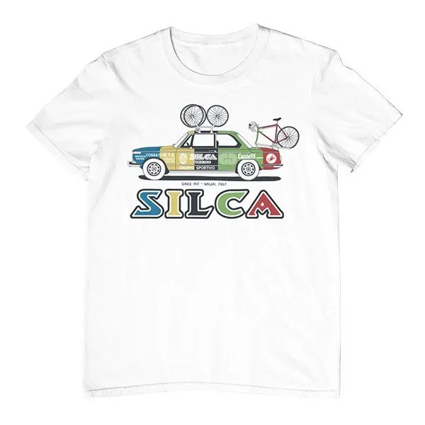 SILCA 1972 BMW 2002 TEAM CAR T-SHIRT - HARLEQUIN MEDIUM ACCESSORY