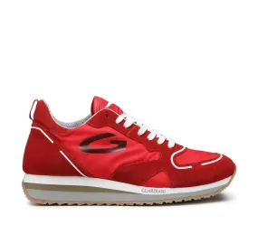 SNEAKER SNEAKERS UOMO AGM008806 SUEDE/NYLON RED