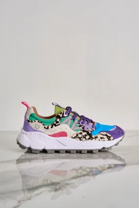 Sneakers donna Yamano 3 in suede multicolor