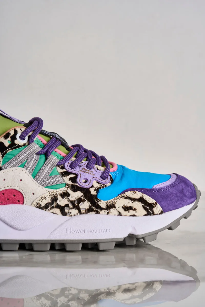 Sneakers donna Yamano 3 in suede multicolor