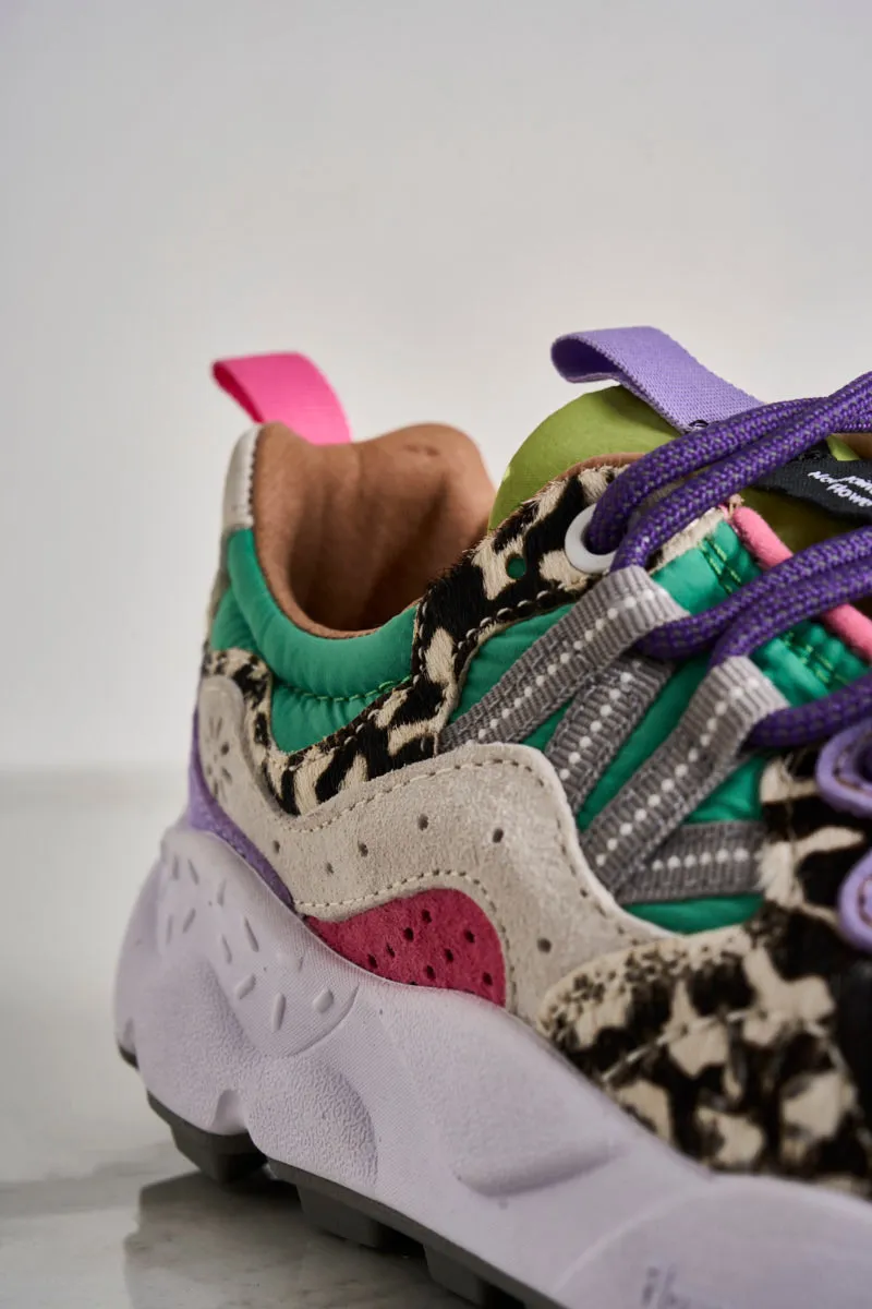 Sneakers donna Yamano 3 in suede multicolor