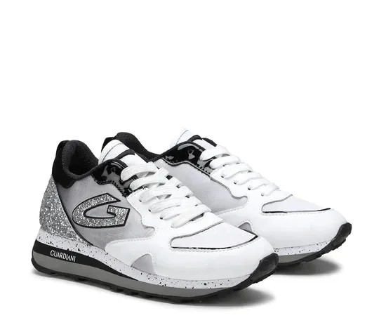 SNEAKERS GUARDIANI DONNA SATIN/WHITE LT.GREY AGW015300