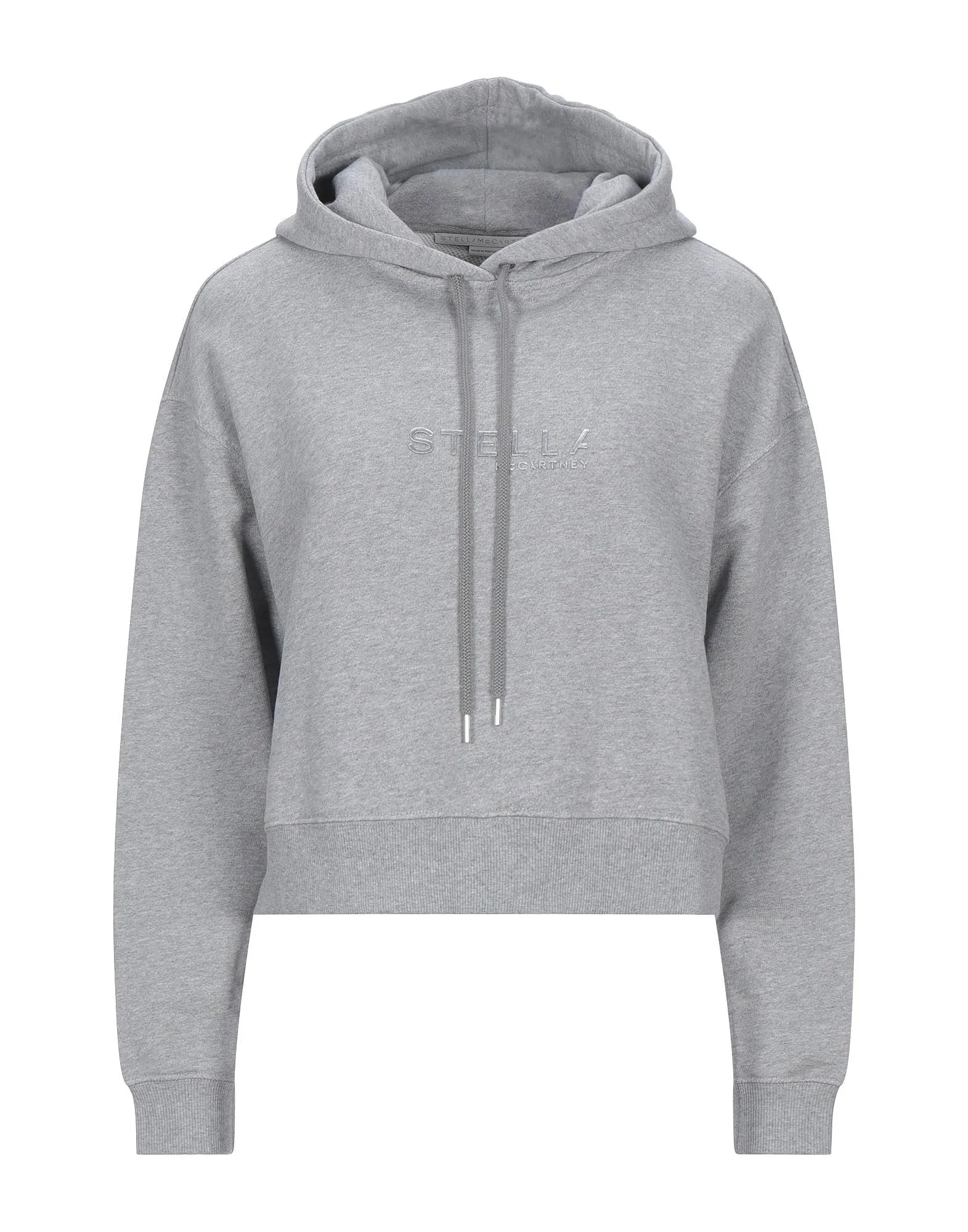 Stella McCartney  |Long Sleeves Plain Cotton Logo Hoodies & Sweatshirts