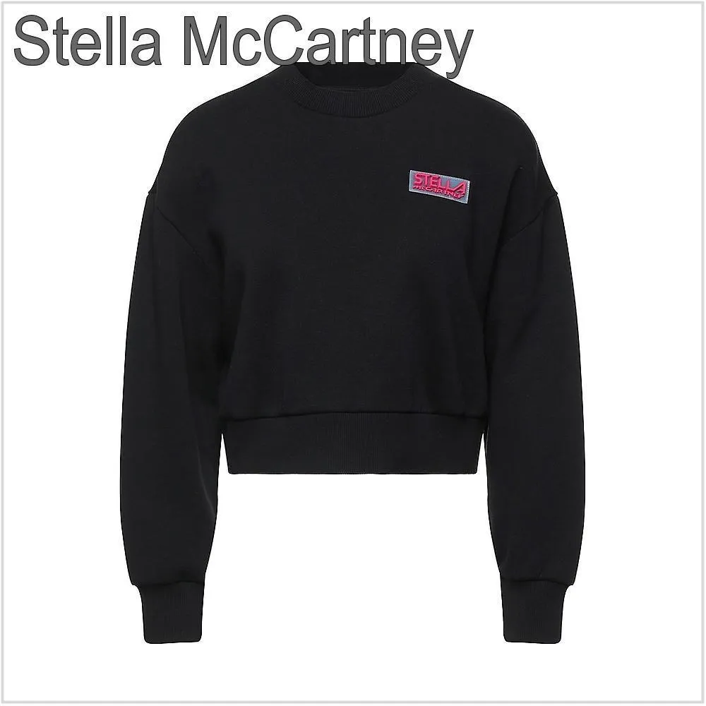 Stella McCartney  |Long Sleeves Plain Logo Hoodies & Sweatshirts