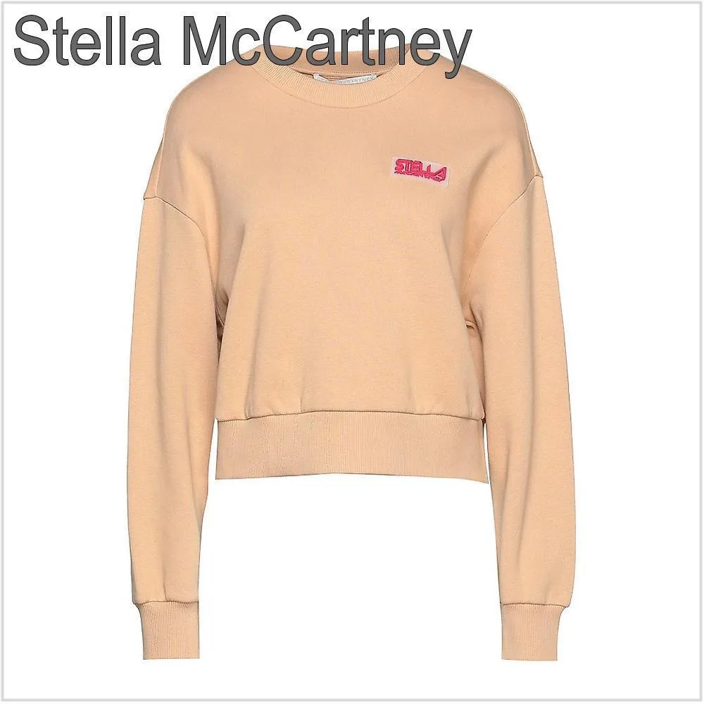 Stella McCartney  |Long Sleeves Plain Logo Hoodies & Sweatshirts