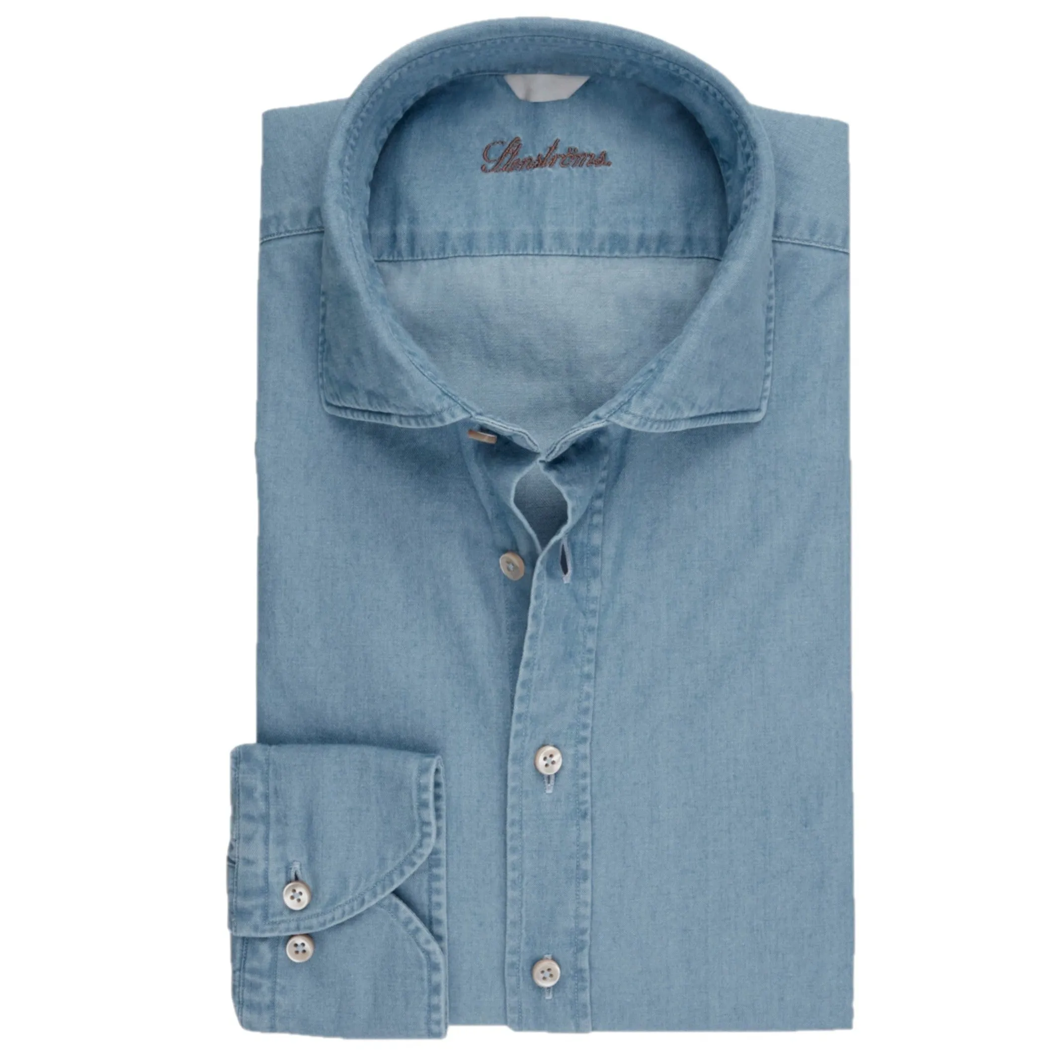 Stenstroms Blue Denim Shirt