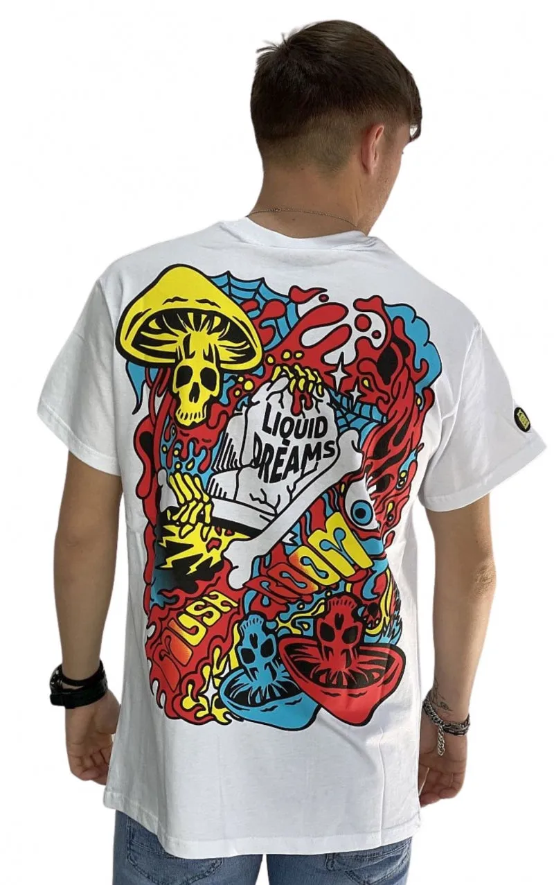 T-Shirt Mushroom Bianco