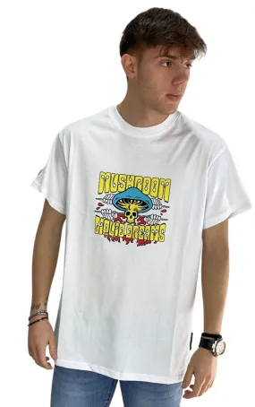 T-Shirt Mushroom Bianco