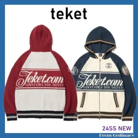 teket  |Unisex Street Style Logo Hoodies