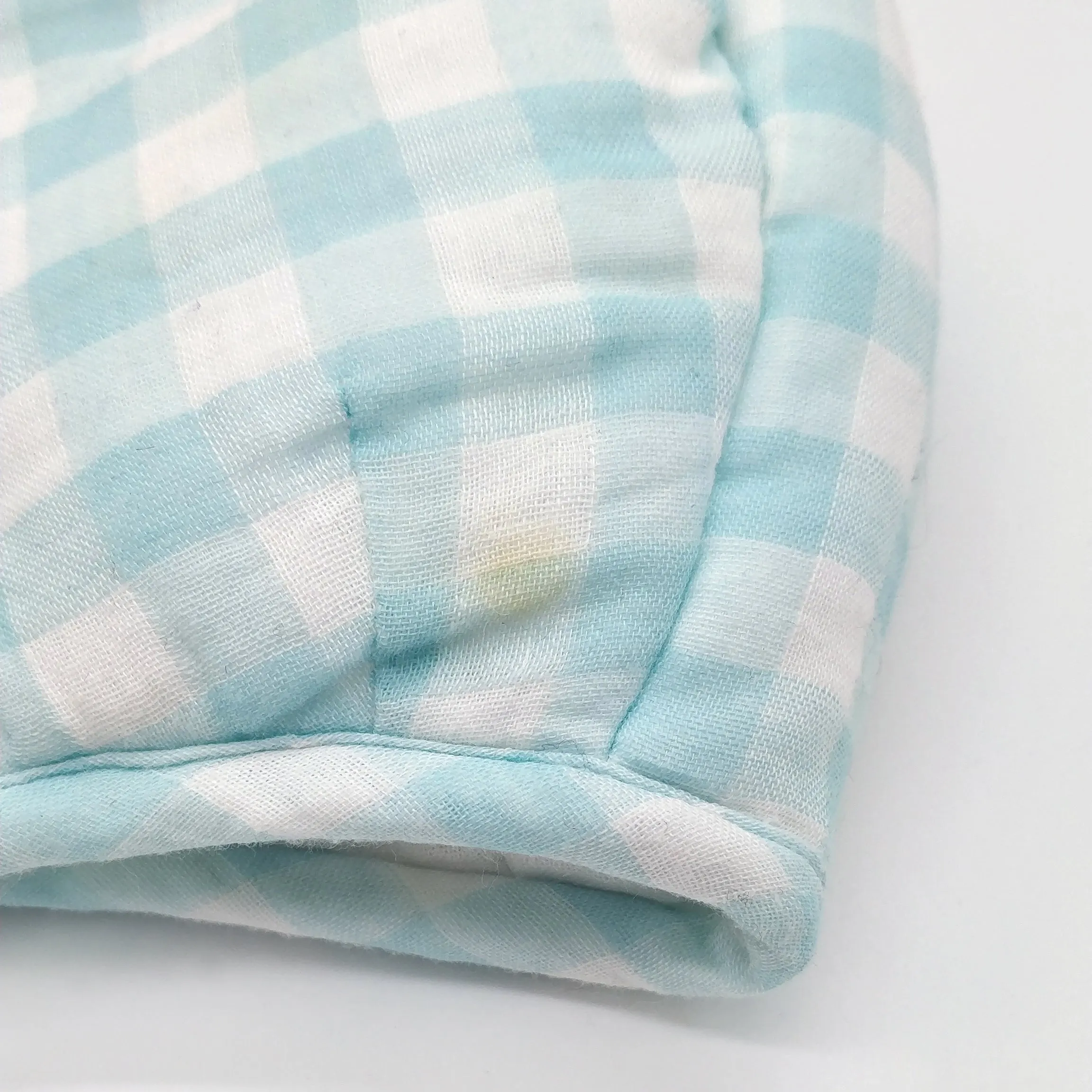 The Imperfects* Bonton Papillon Newborn/Preemie Bonnet Blue Check