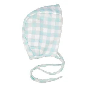 The Imperfects* Bonton Papillon Newborn/Preemie Bonnet Blue Check