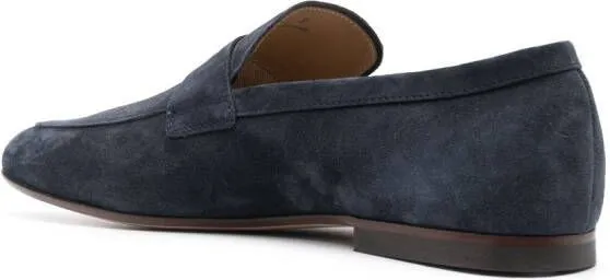 Tod's suede slip-on loafers Blue