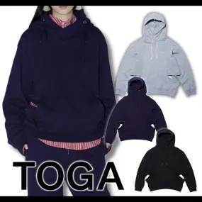 TOGA  |Street Style Plain Cotton Hoodies & Sweatshirts