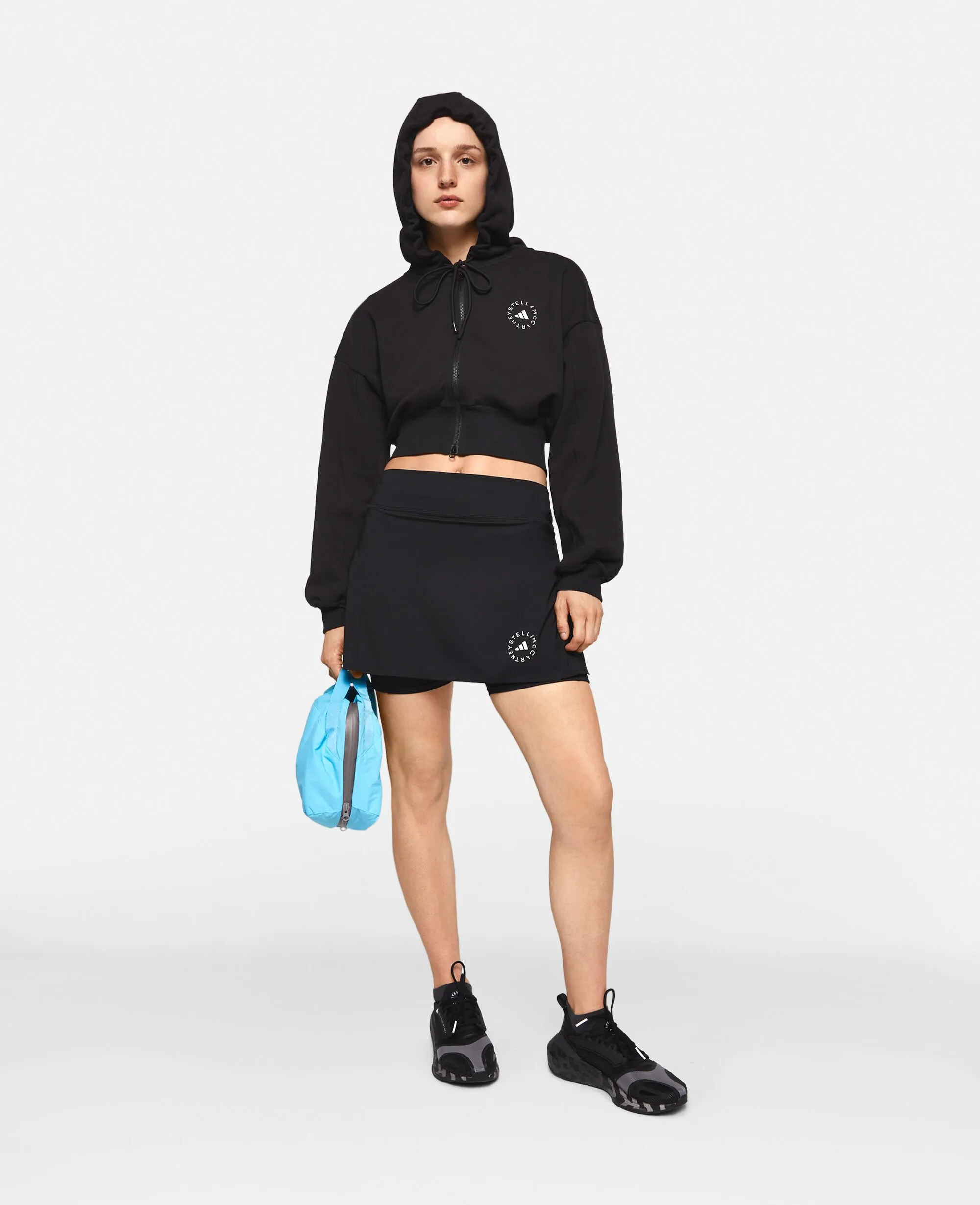 TrueCasuals Sportswear Cropped Hoodie