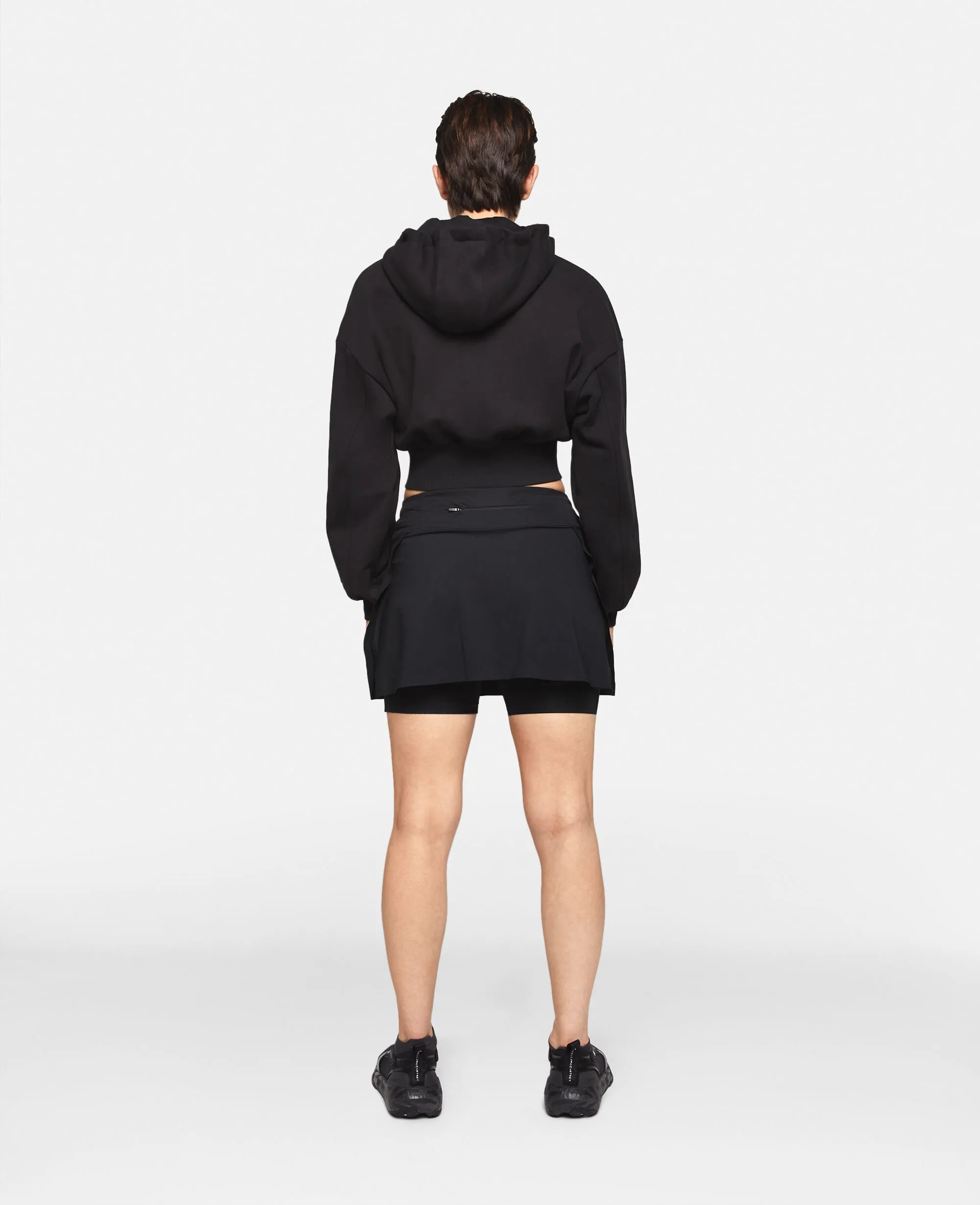 TrueCasuals Sportswear Cropped Hoodie