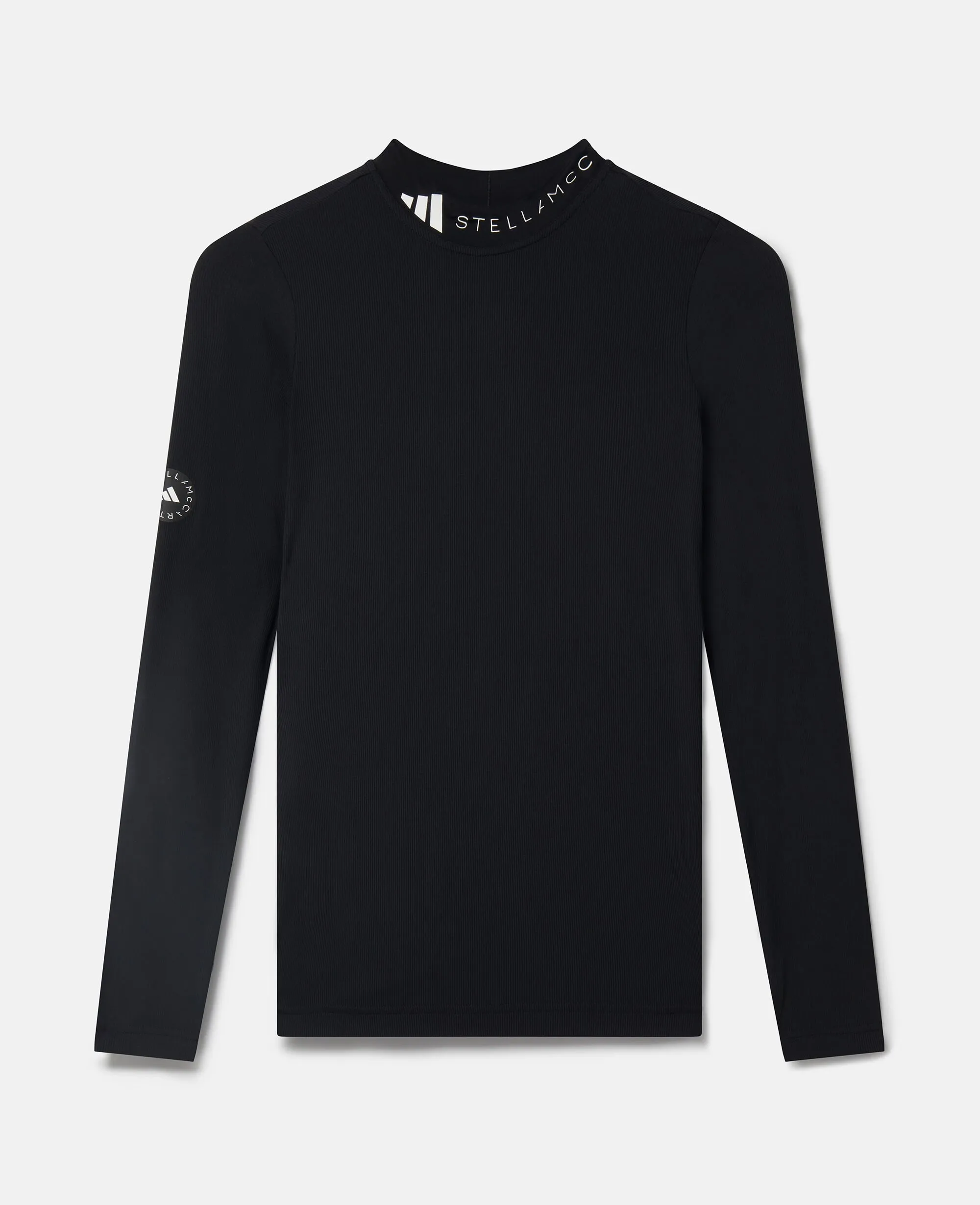 TrueCasuals Sportswear Rib Long Sleeve Top