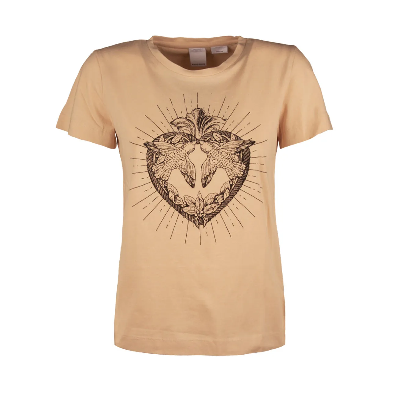 TSHIRT BUSSOLOTTO JERSEY HEART Donna Rosa Castano