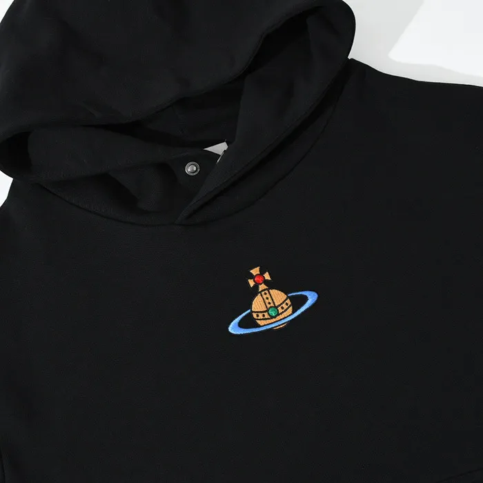 Vivienne Westwood  |Unisex Long Sleeves Cotton Logo Hoodies & Sweatshirts