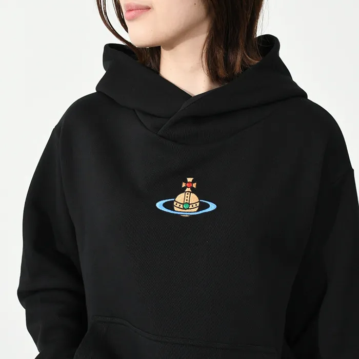 Vivienne Westwood  |Unisex Long Sleeves Cotton Logo Hoodies & Sweatshirts