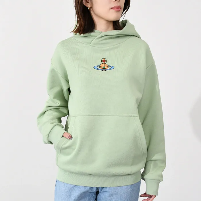 Vivienne Westwood  |Unisex Long Sleeves Cotton Logo Hoodies & Sweatshirts