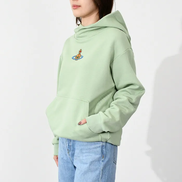 Vivienne Westwood  |Unisex Long Sleeves Cotton Logo Hoodies & Sweatshirts