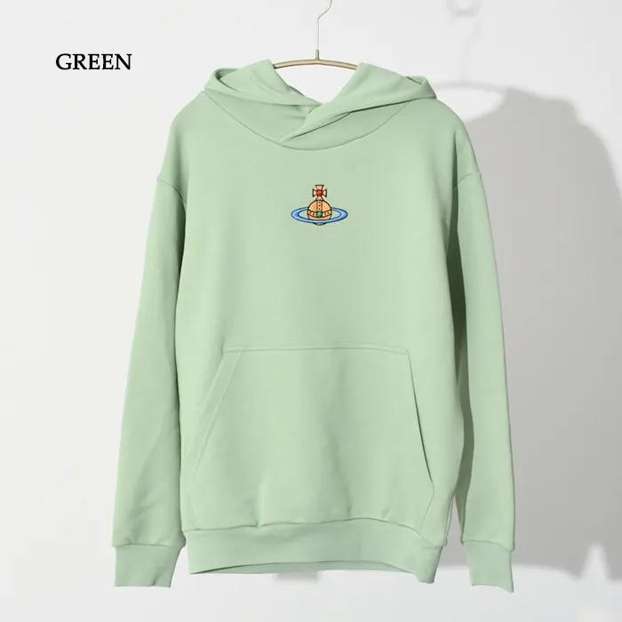 Vivienne Westwood  |Unisex Long Sleeves Cotton Logo Hoodies & Sweatshirts