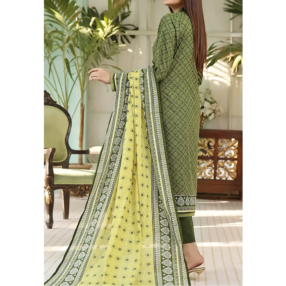 Vs Ayesha Alishba Printed Lawn Suit Unstitched 3Pcs - 188