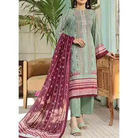 Vs Ayesha Alishba Printed Lawn Suit Unstitched 3Pcs - 219